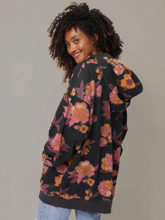 Oversized Printed Hoodie