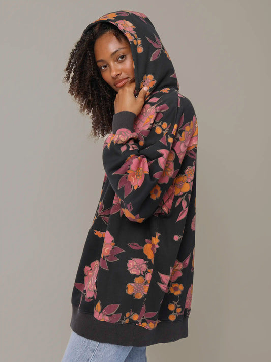 Oversized Printed Hoodie