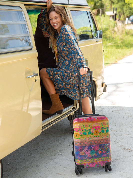 Carry-On Suitcase - Gemstone Bezel