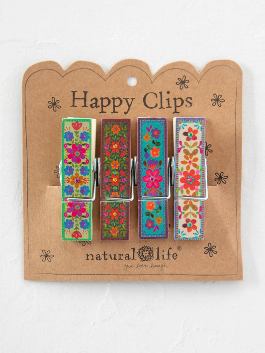 Set of 4 - Multicolored Floral